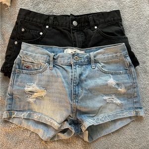 Bundle of 2 pairs of jean shorts